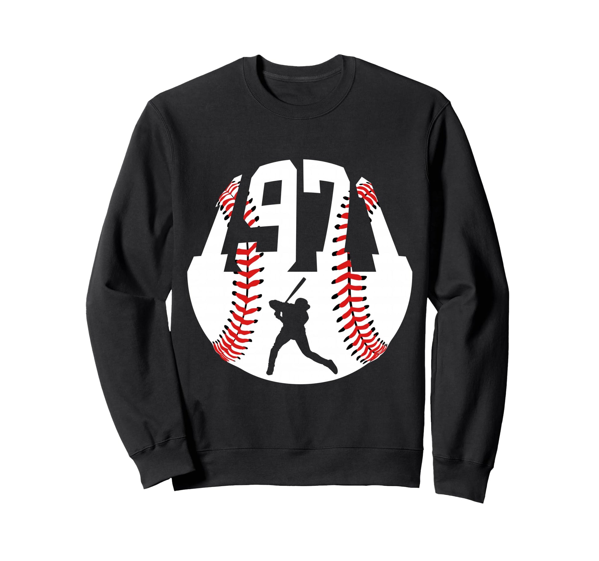 1971 Baseball 55Th Birthday Sweatshirt - Custom Art Print Unisex - T-Shirt, Sweatshirt, Hoodie