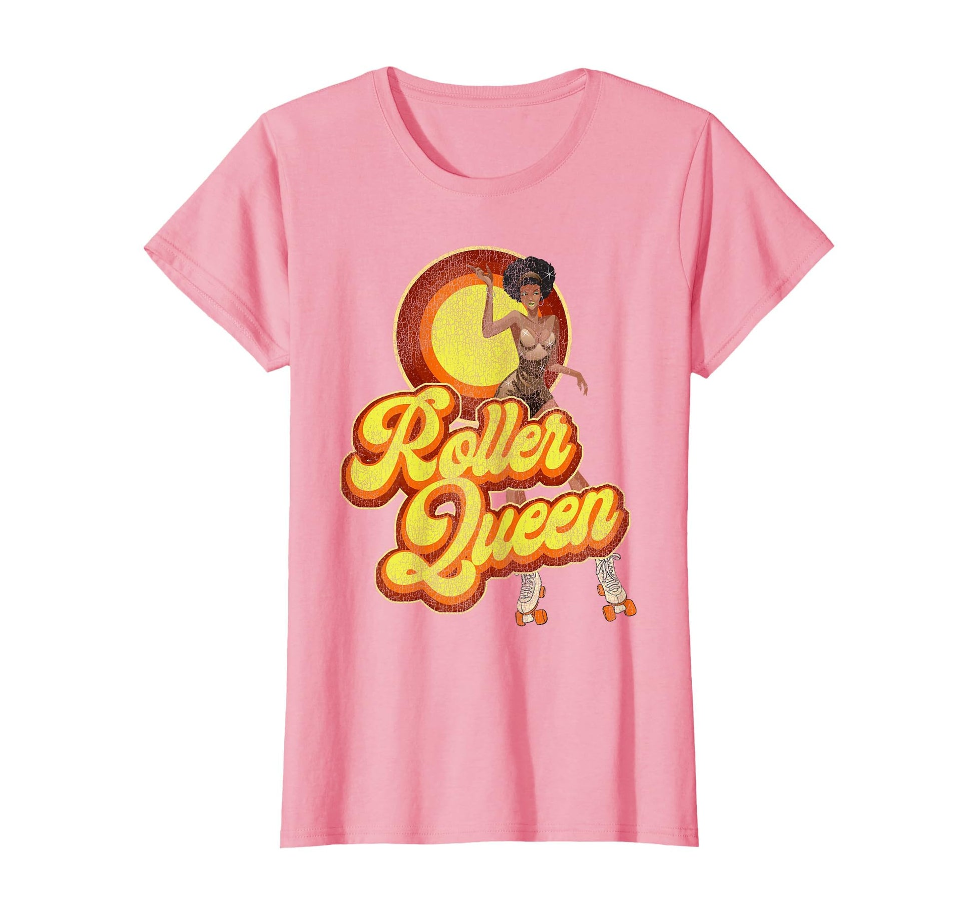 Roller Skating Skate 1970S Afro T-Shirt - Unique Graphic Unisex - T-Shirt, Sweatshirt, Hoodie