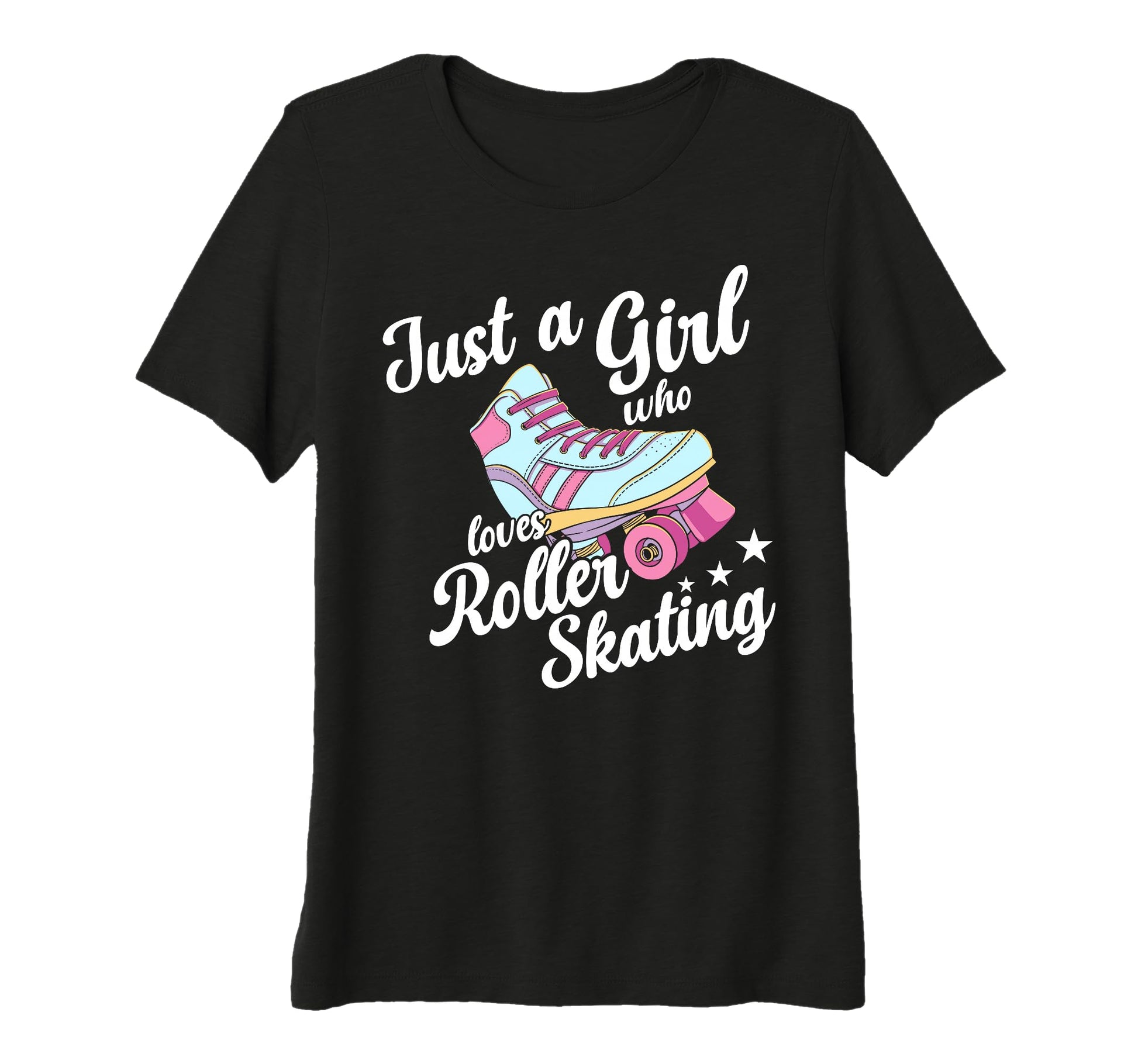 Just Who Loves Roller Skating Funny T-Shirt - Casual Everyday Wear Unisex - T-Shirt, Sweatshirt, Hoodie