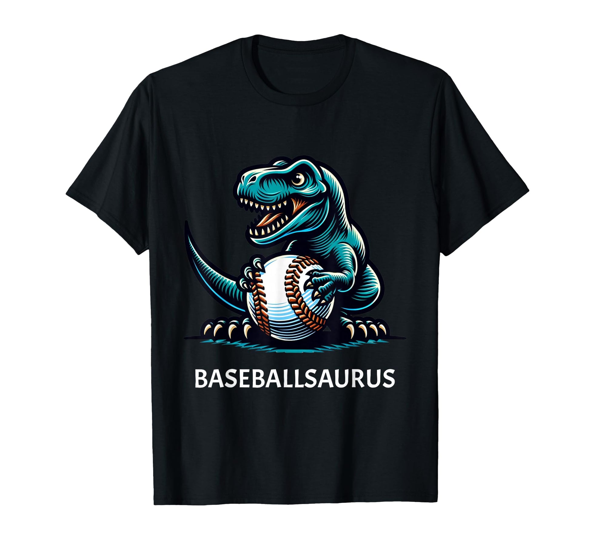 Funny Baseball Dinosaur Baseballsaurus T-Shirt - Trendy Graphic for Adults - T-Shirt, Sweatshirt, Hoodie