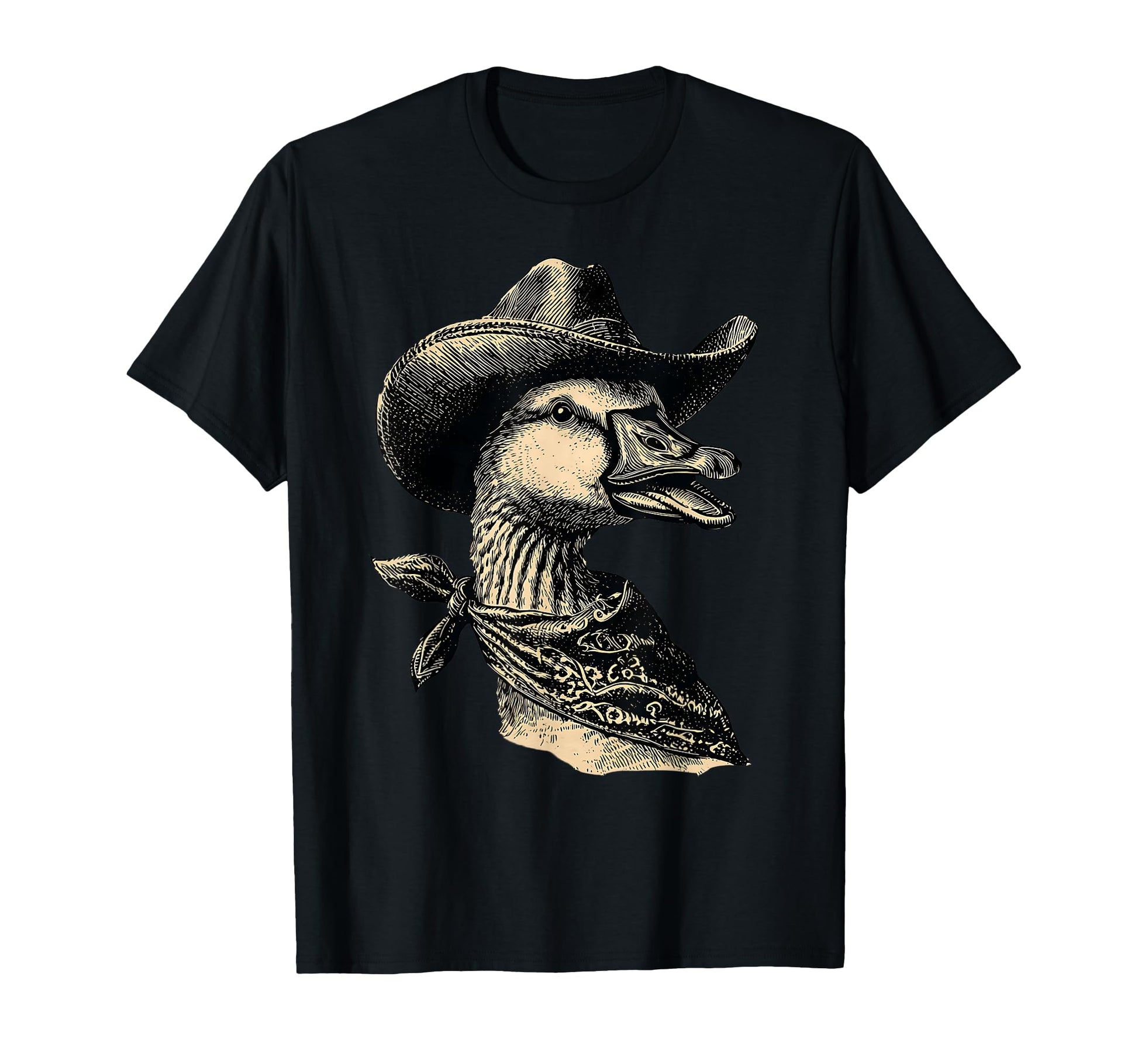 Goose Cowboy Rodeo Cowgirl Western T-Shirt - Graphic Print Men Women - T-Shirt, Sweatshirt, Hoodie