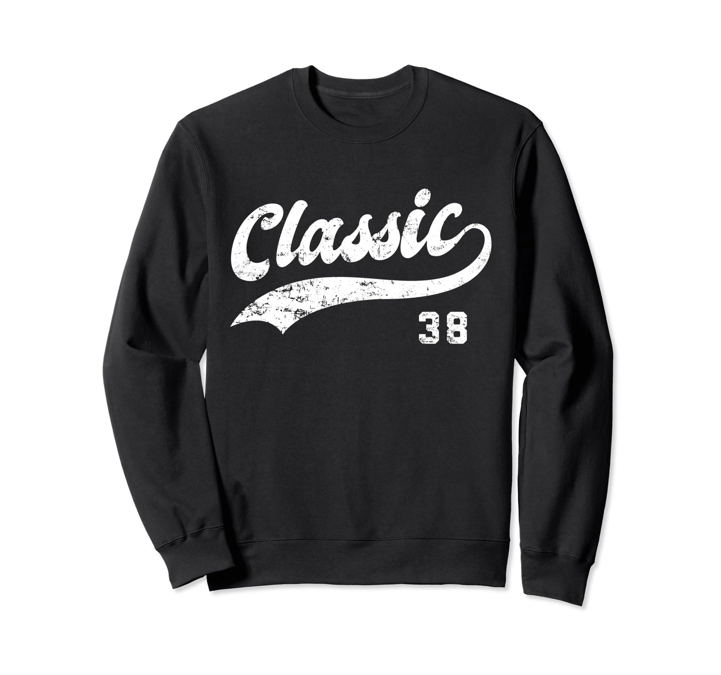 1938 Birthday Year Baseball Logo Sweatshirt - Trendy Graphic Unisex - T-Shirt, Sweatshirt, Hoodie