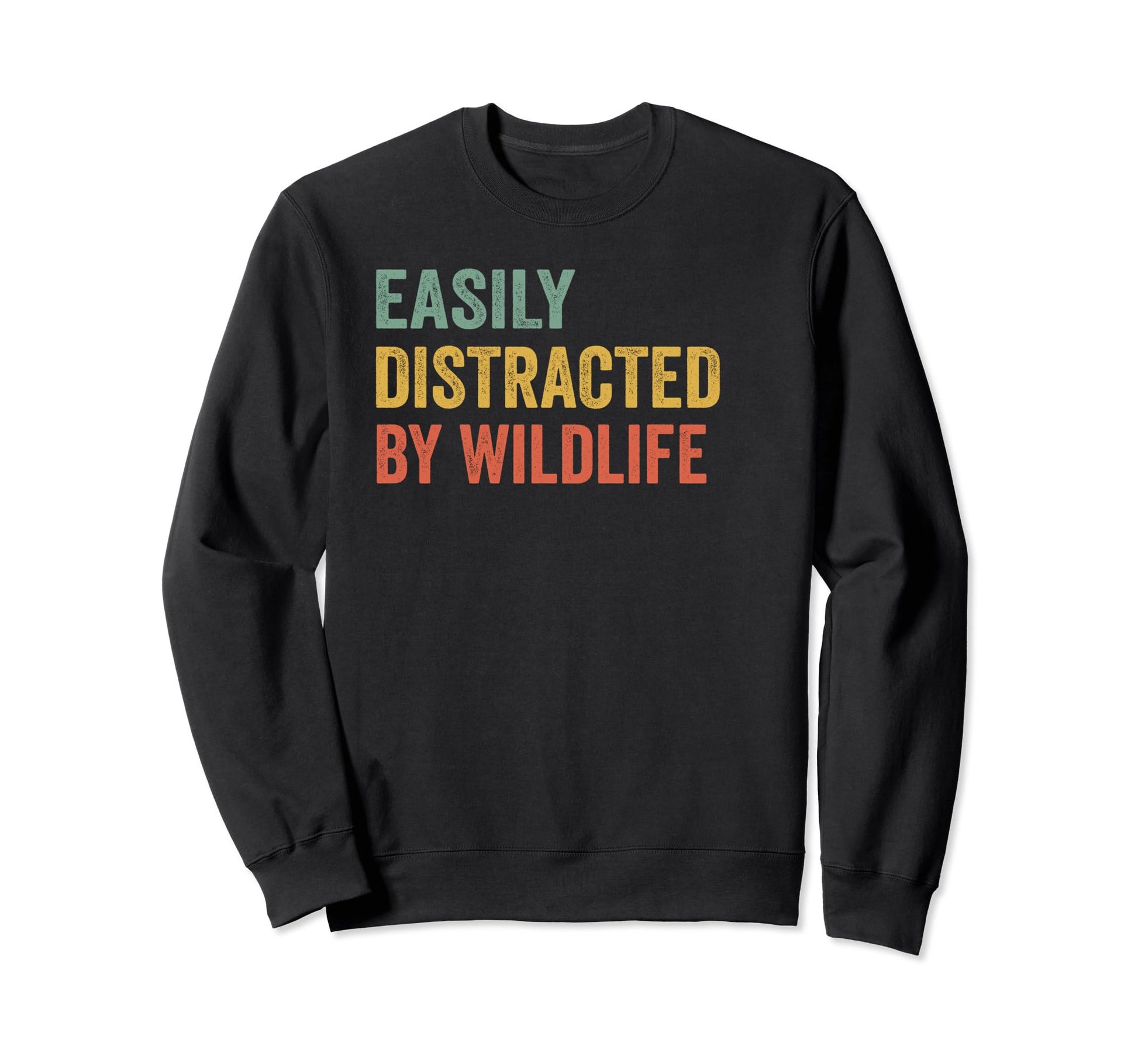 Easily Distracted Wildlife Pilot Sweatshirt - Unique Graphic Unisex - T-Shirt, Sweatshirt, Hoodie