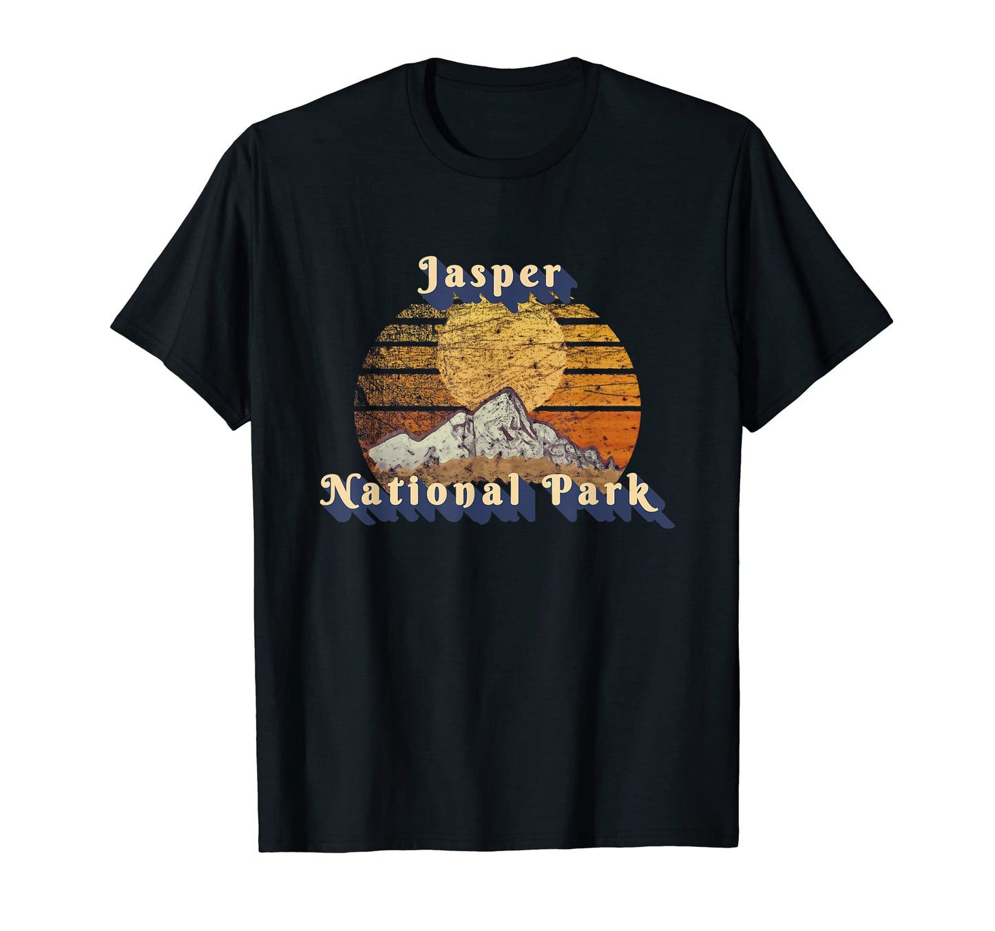 Jasper National Park Mountain Sunset T-Shirt - Novelty Apparel Men Women - T-Shirt, Sweatshirt, Hoodie