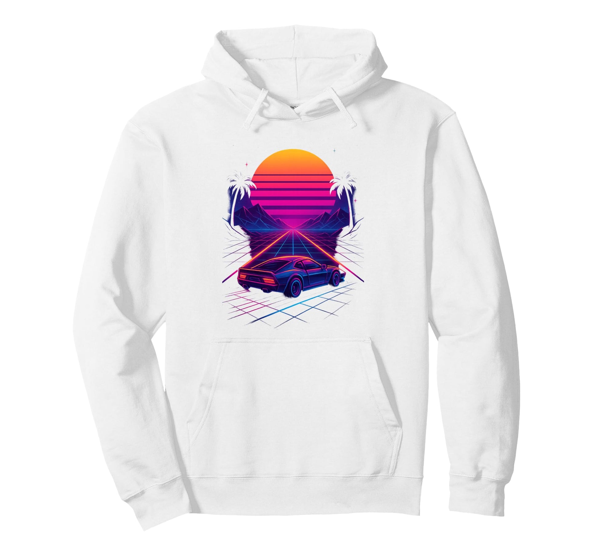 80S Synthwave Hoodie - Novelty Apparel Men Women - T-Shirt, Sweatshirt, Hoodie
