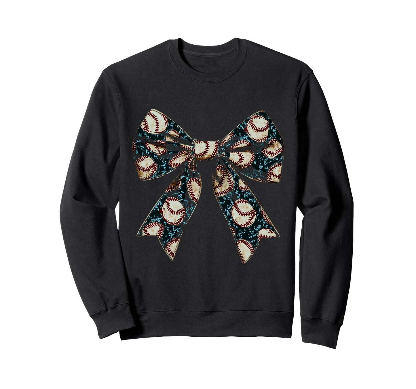 Baseball Coquette Bow Baseball Sweatshirt - Aesthetic Graphic Men Women - T-Shirt, Sweatshirt, Hoodie