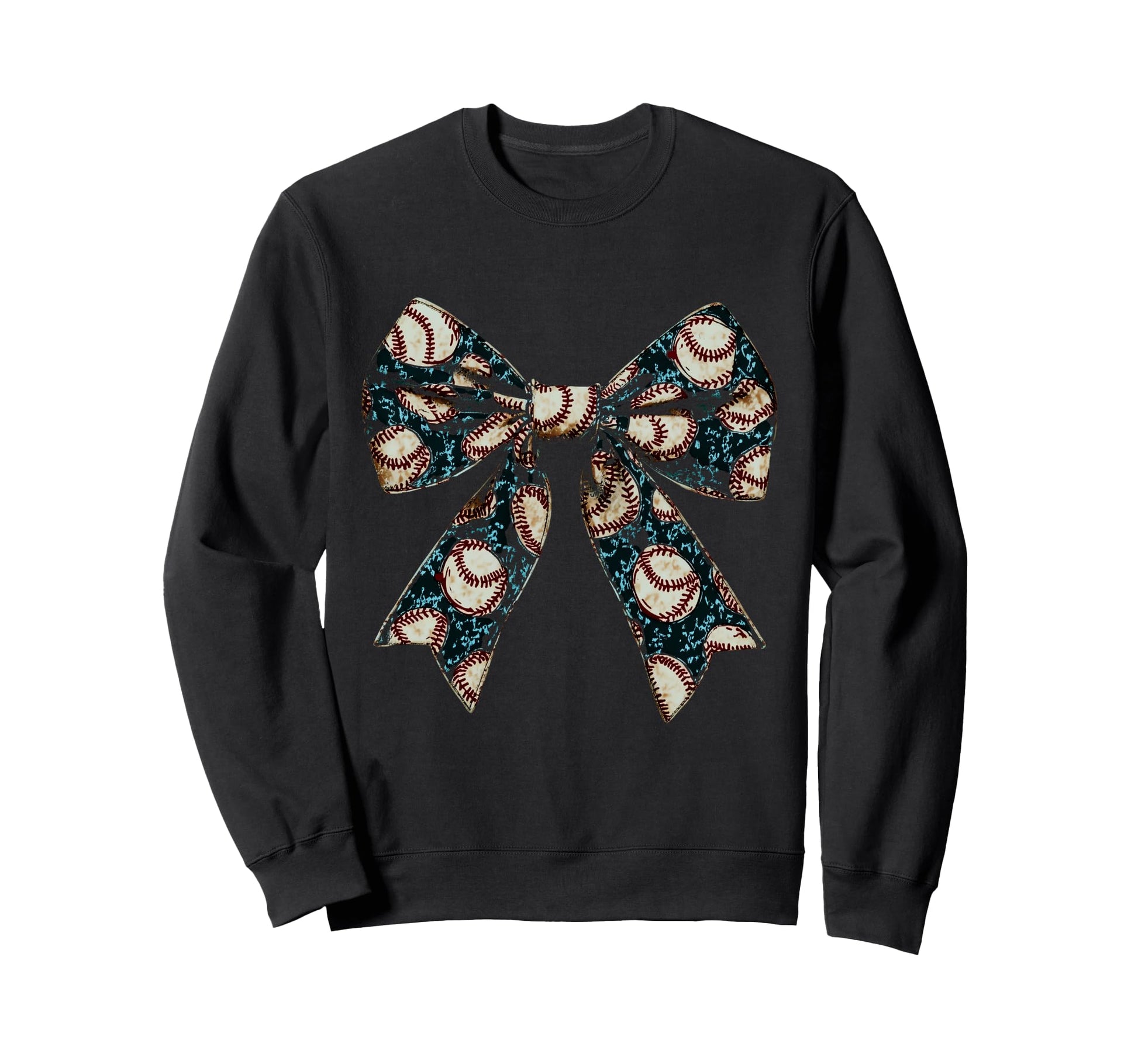 Baseball Coquette Bow Baseball Sweatshirt - Aesthetic Graphic Men Women - T-Shirt, Sweatshirt, Hoodie