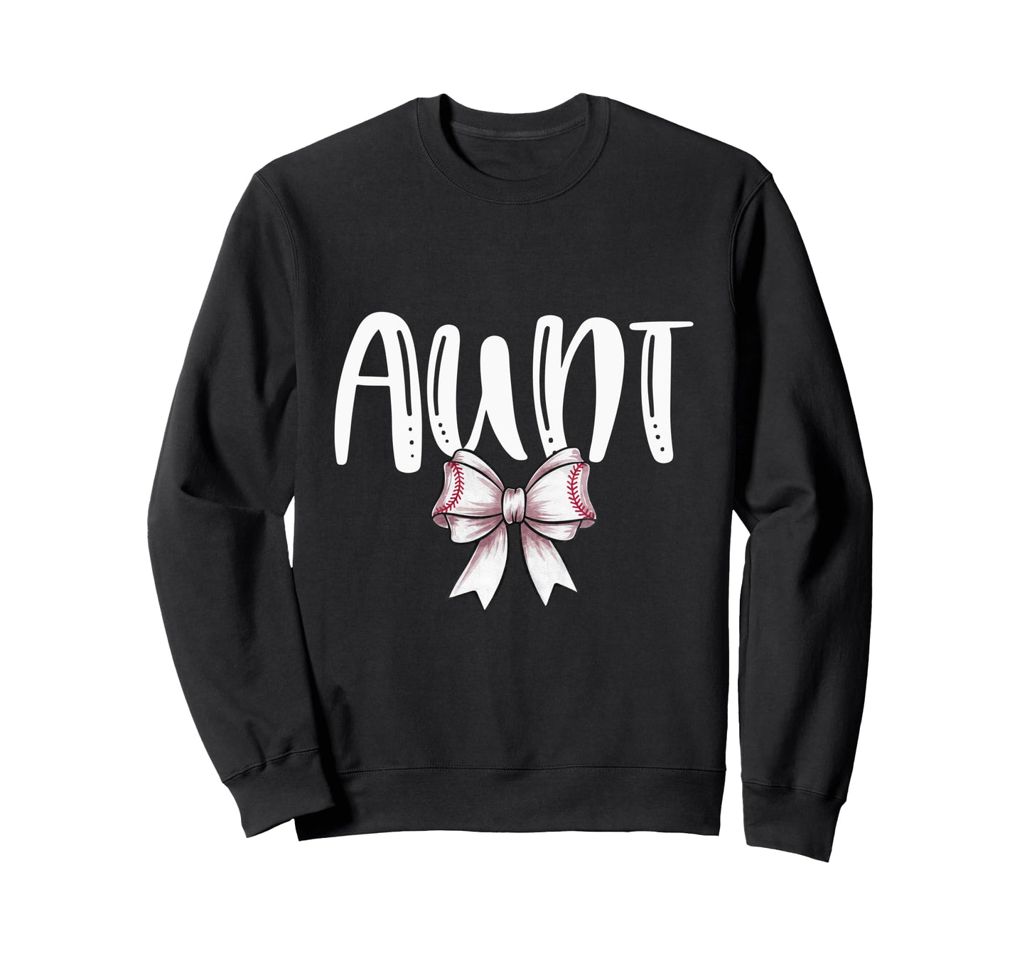 Coquette Baseball Aunt Spirit Sweatshirt - Casual Everyday Wear Unisex - T-Shirt, Sweatshirt, Hoodie