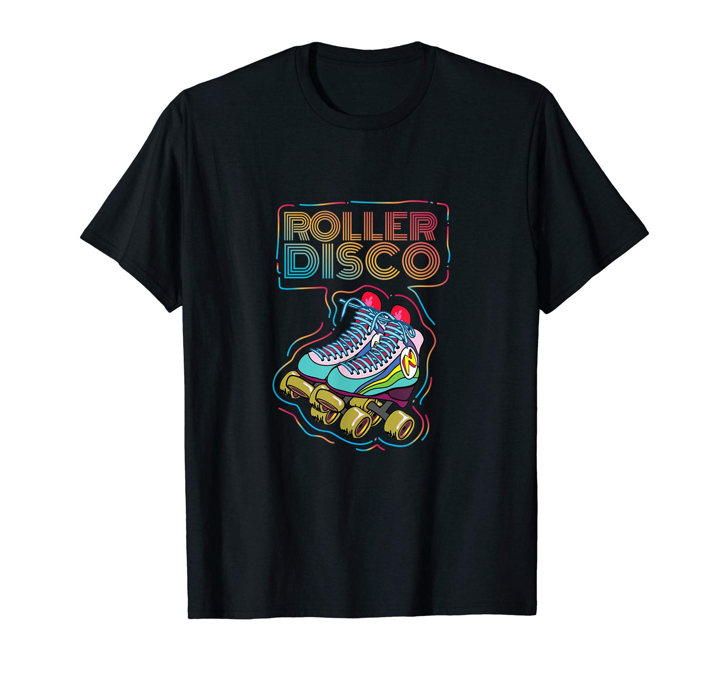 Roller Disco Skates 70S And 80S T-Shirt - Casual Everyday Wear Men Women - T-Shirt, Sweatshirt, Hoodie