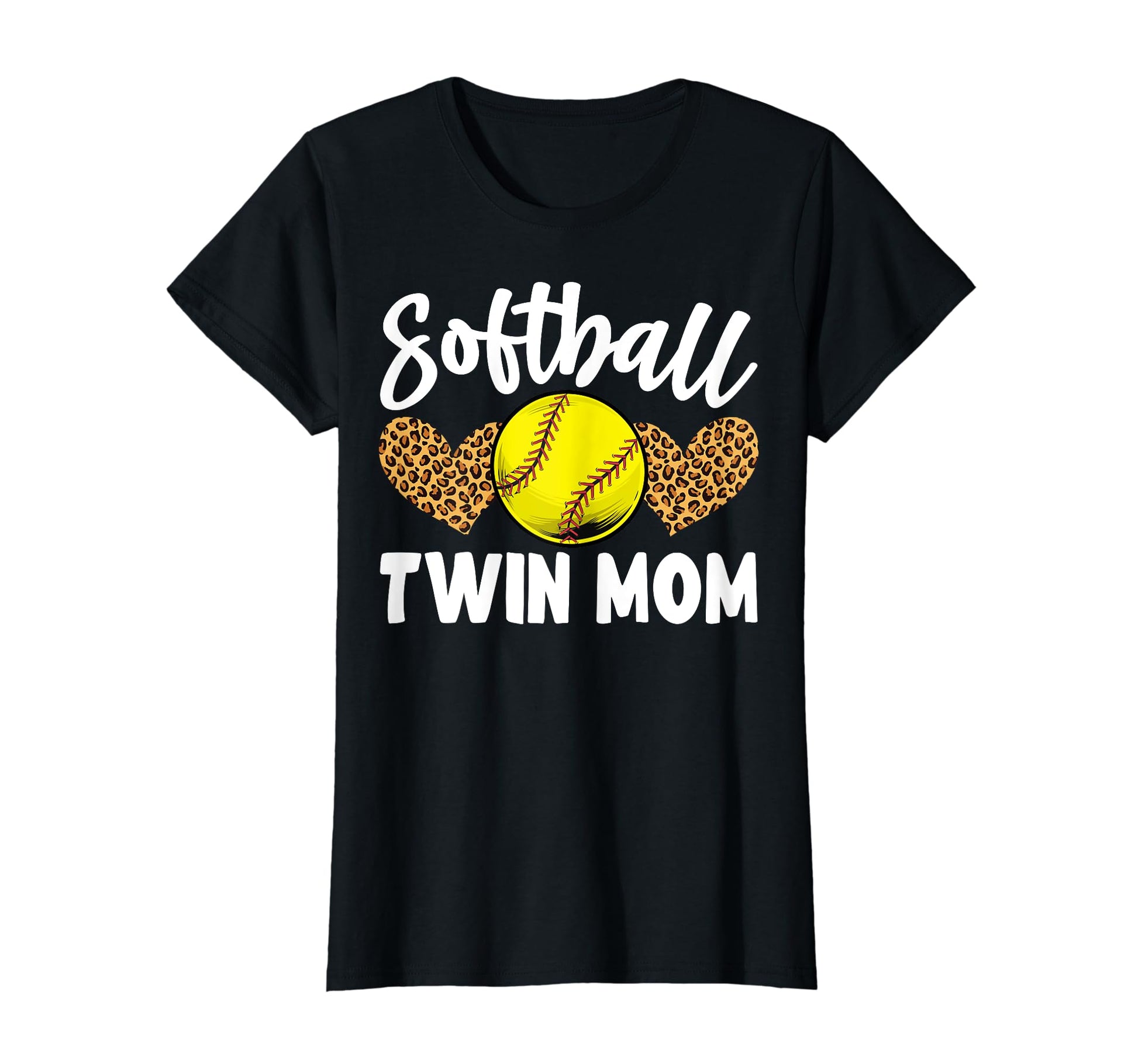 Softball Twin Mom Softball Mother T-Shirt - Unique Graphic Men Women - T-Shirt, Sweatshirt, Hoodie
