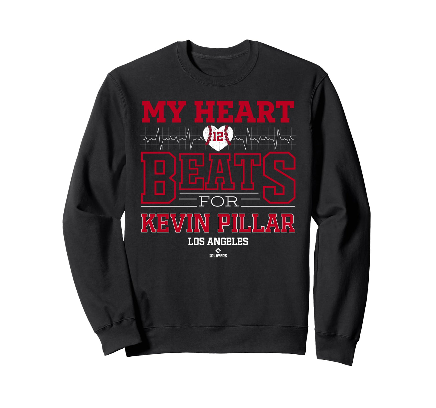 My Heart Beats Kevin Pillar Los Sweatshirt - Minimalist Print Unisex - T-Shirt, Sweatshirt, Hoodie