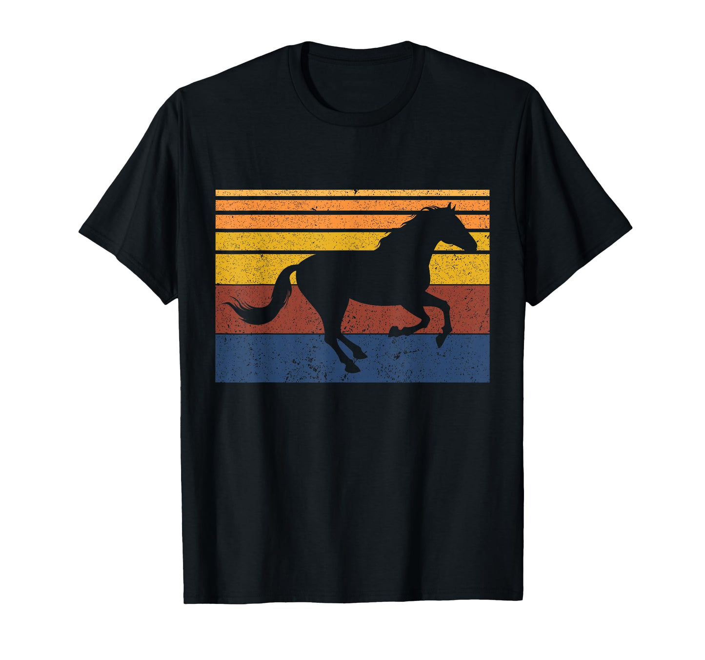 Running Horse Sunset Western T-Shirt - Aesthetic Graphic Men Women - T-Shirt, Sweatshirt, Hoodie
