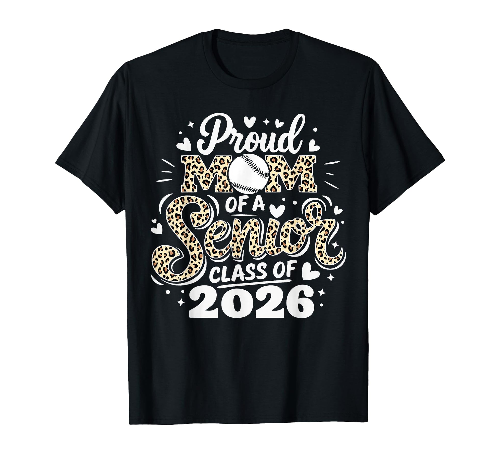Proud Mom Senior Class 2026 Baseball T-Shirt - Unique Graphic for Adults - T-Shirt, Sweatshirt, Hoodie