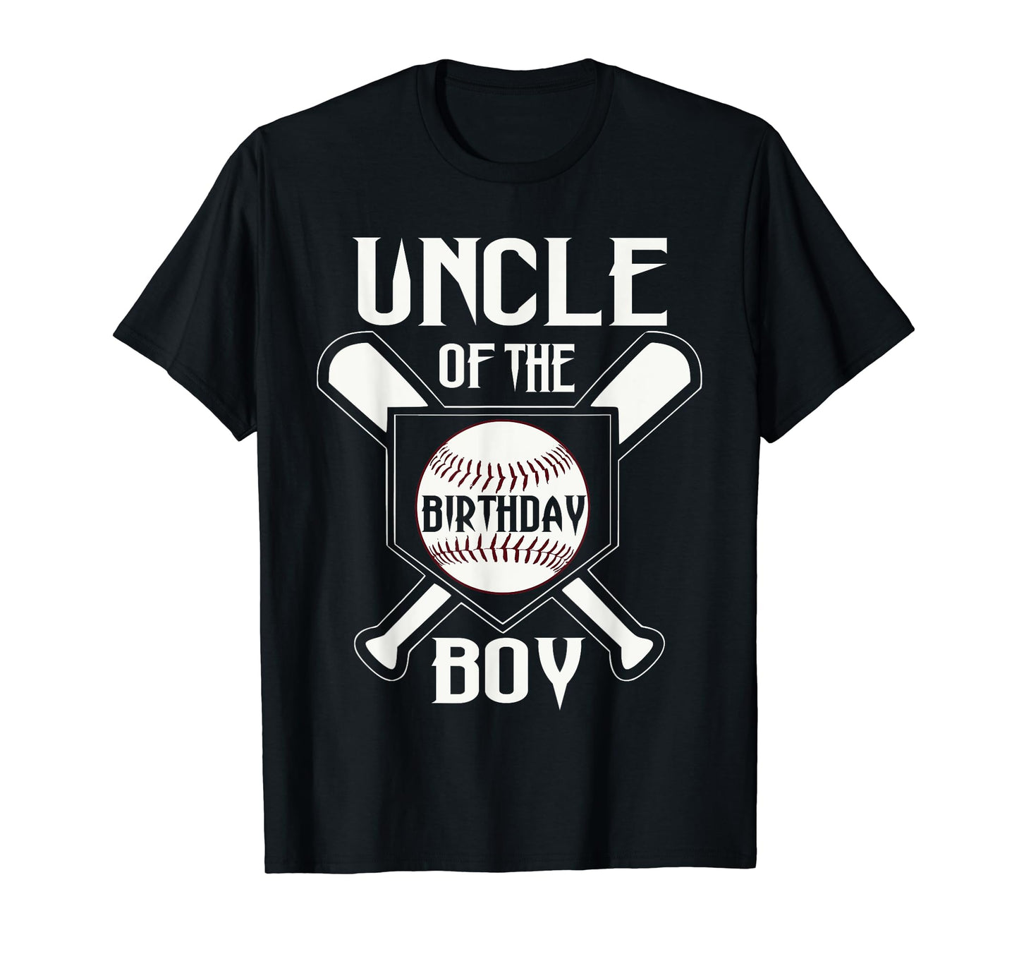 Uncle Birthday Baseball Birthday T-Shirt - Trendy Graphic for Adults - T-Shirt, Sweatshirt, Hoodie