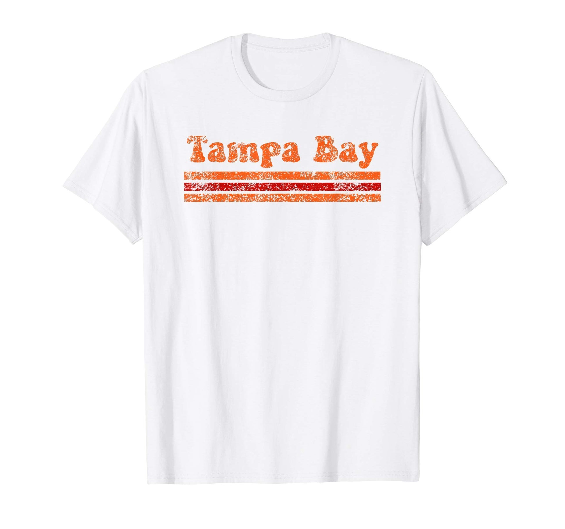 Tampa Bay Florida Weathered Stripe T-Shirt - Unique Graphic for Adults - T-Shirt, Sweatshirt, Hoodie