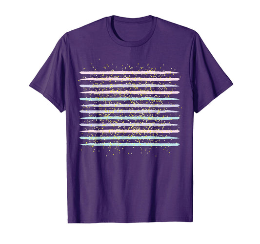 70S 80S Rainbow Pastel Watercolor T-Shirt - Custom Art Print for Adults - T-Shirt, Sweatshirt, Hoodie