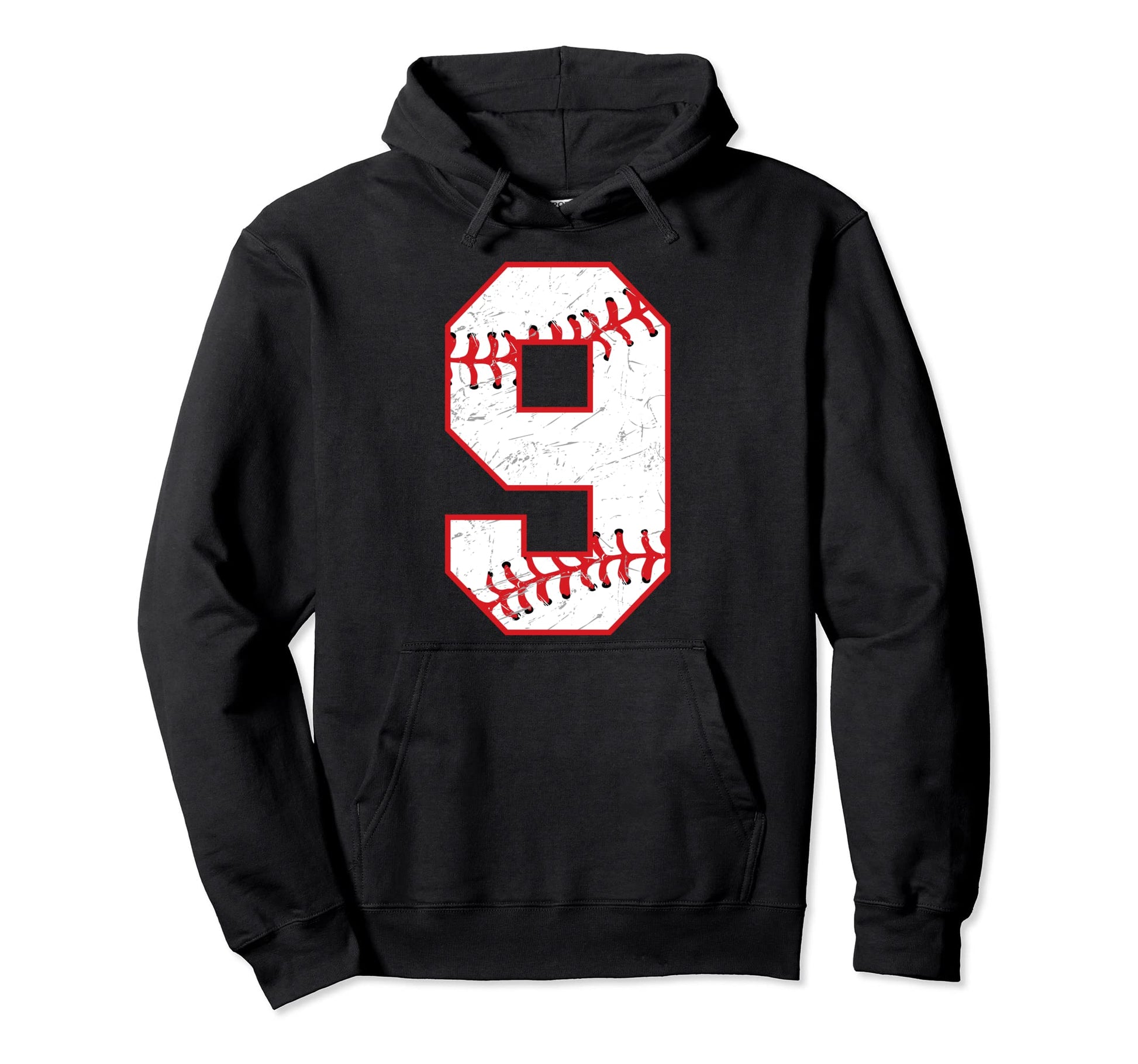 9 Birthday Baseball Theme Bday Party Hoodie - Novelty Apparel Men Women - T-Shirt, Sweatshirt, Hoodie
