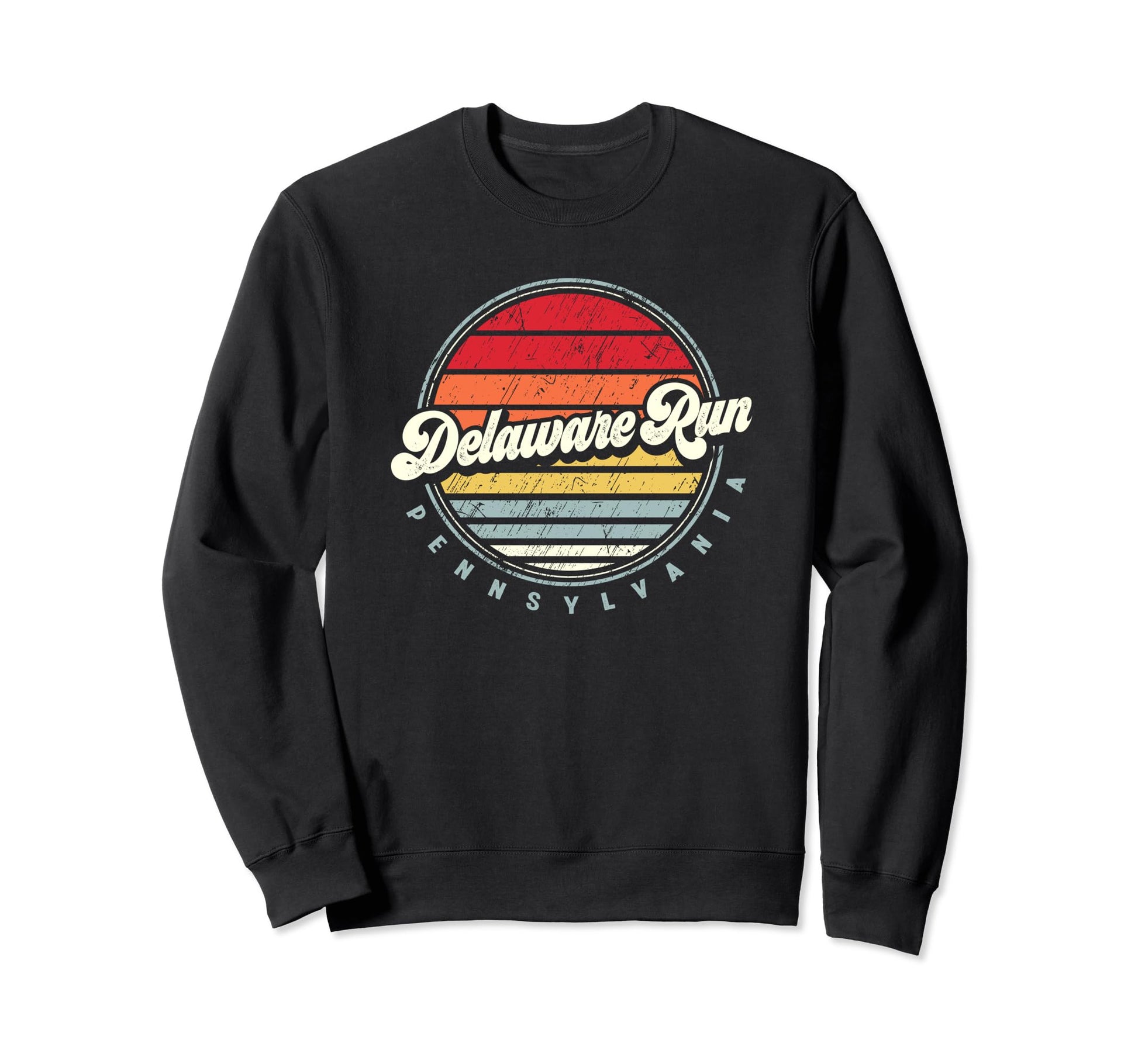 Delaware Run Home State 70S Sweatshirt - Casual Everyday Wear for Adults - T-Shirt, Sweatshirt, Hoodie