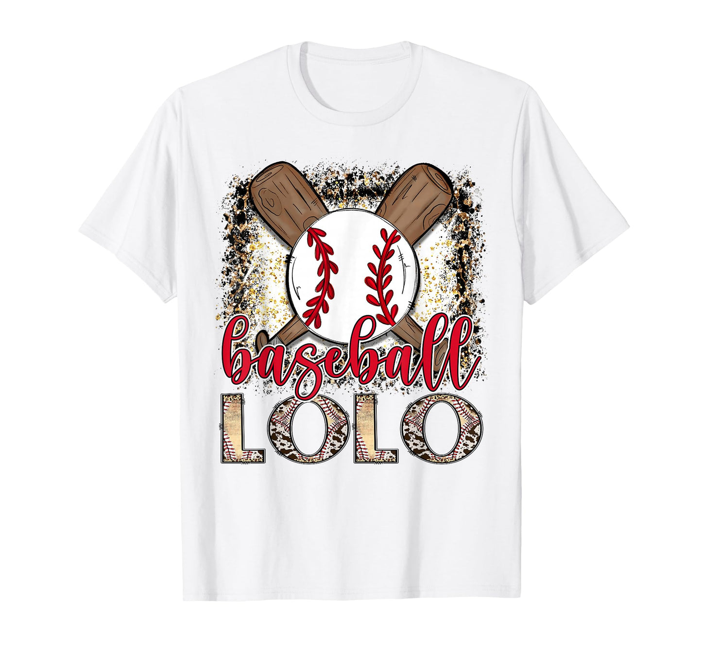 Baseball Lolo Leopard Proud Ball T-Shirt - Casual Everyday Wear Men Women - T-Shirt, Sweatshirt, Hoodie
