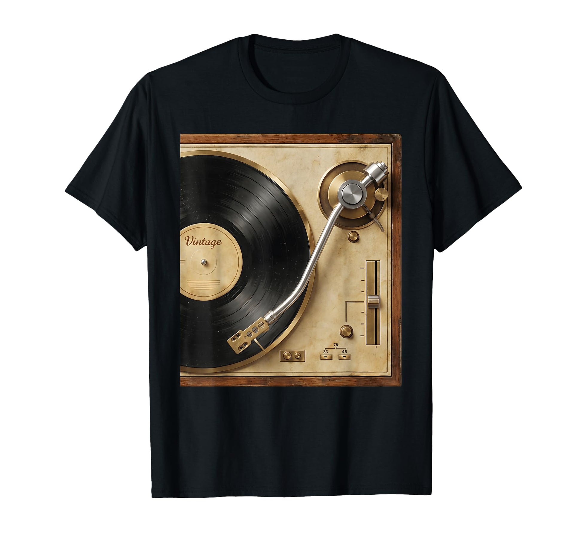 Anatomy Vinyl Record Player T-Shirt - Aesthetic Graphic for Adults - T-Shirt, Sweatshirt, Hoodie
