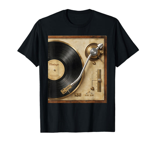 Anatomy Vinyl Record Player T-Shirt - Aesthetic Graphic for Adults - T-Shirt, Sweatshirt, Hoodie