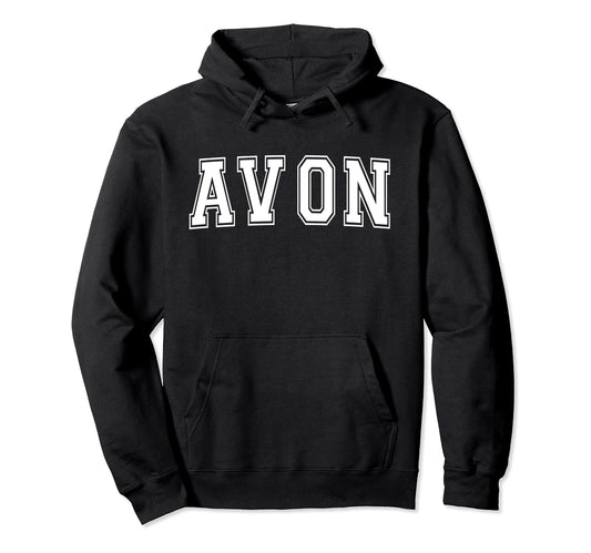 Avon Indiana Usa Sports Varsity Hoodie - Minimalist Print for Adults - T-Shirt, Sweatshirt, Hoodie