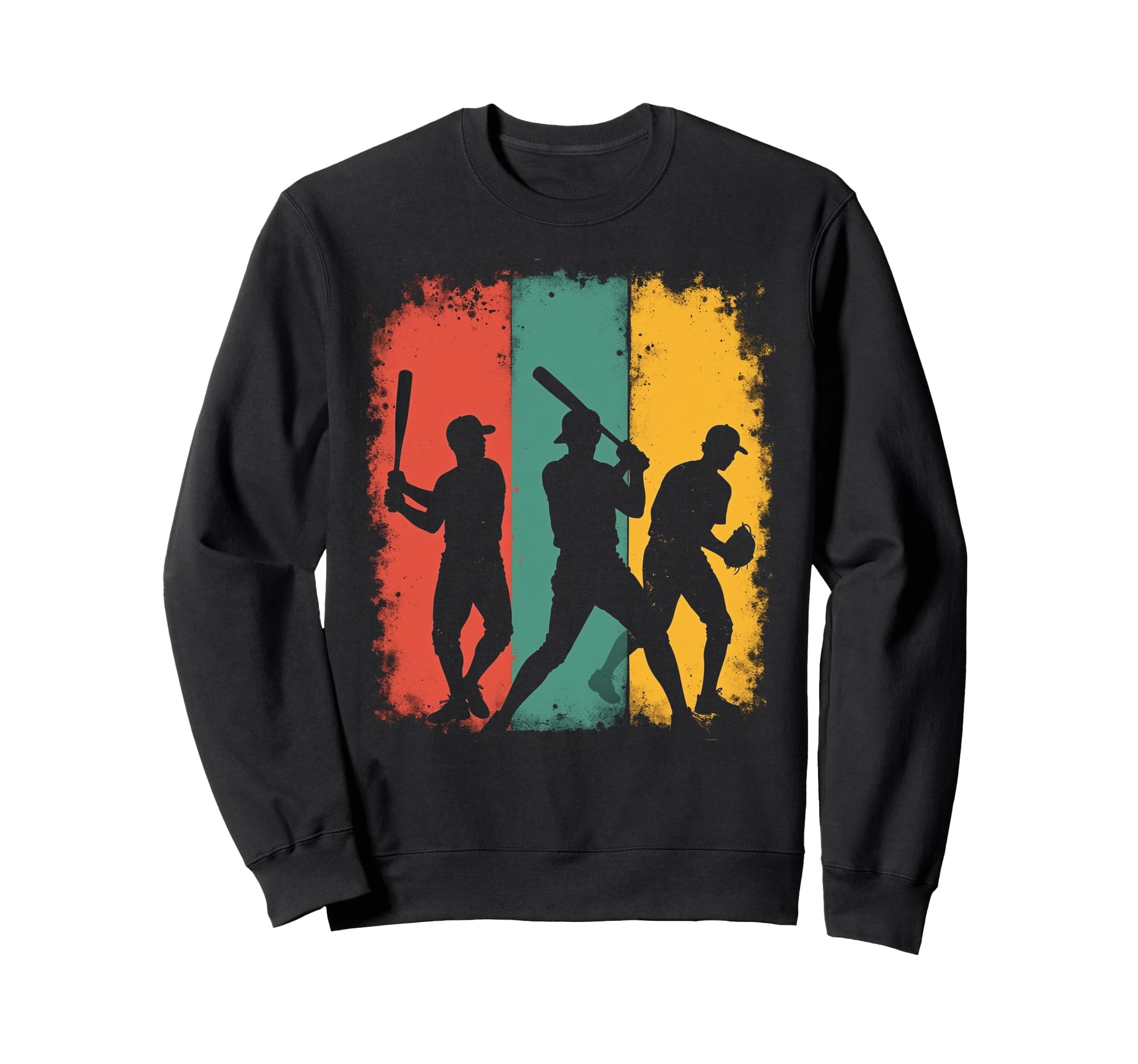 Baseball Sweatshirt - Casual Everyday Wear Men Women - T-Shirt, Sweatshirt, Hoodie
