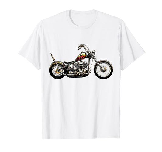 1970S Motorcycle Biker T-Shirt - Fun Novelty Design Unisex - T-Shirt, Sweatshirt, Hoodie