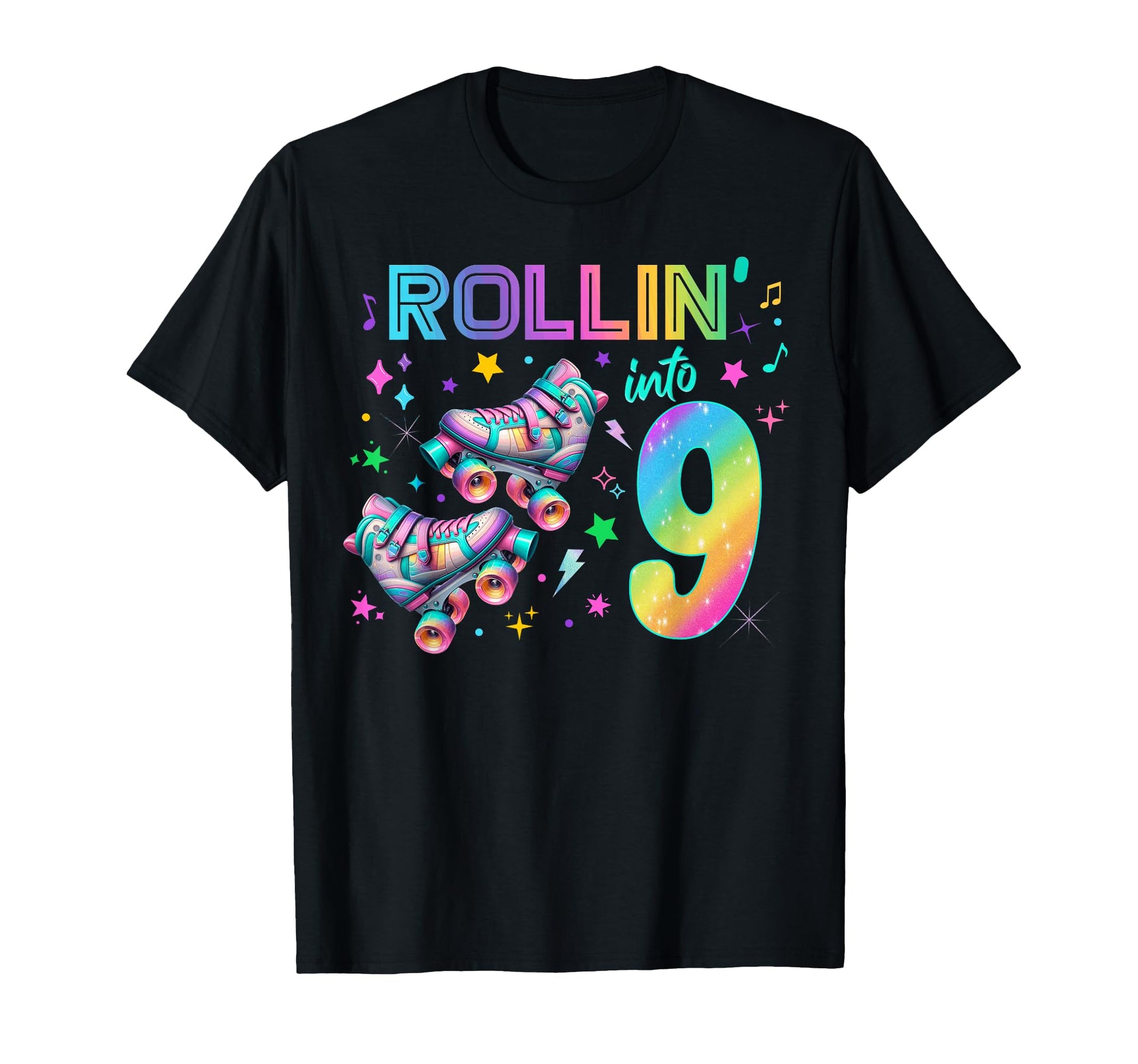 Roller Skates Birthday Outfit T-Shirt - Novelty Apparel Unisex - T-Shirt, Sweatshirt, Hoodie