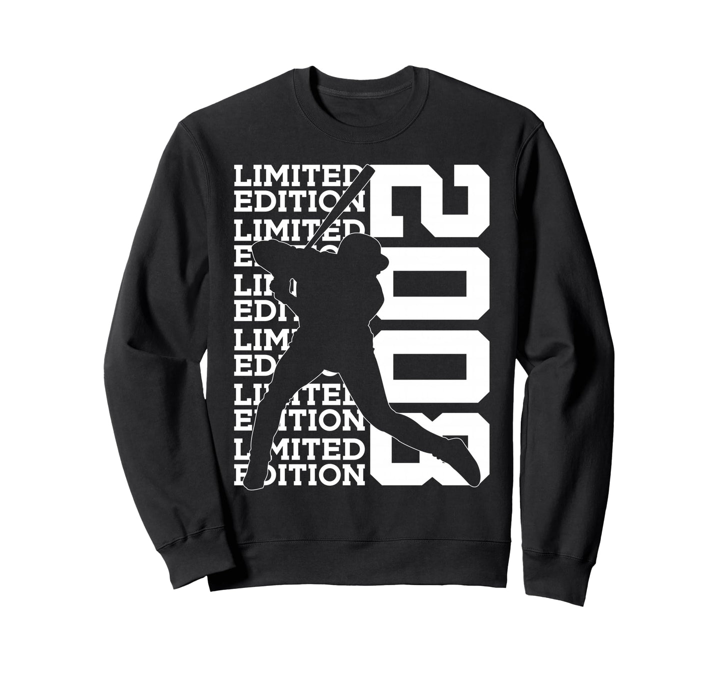 2008 Baseball 18Th Birthday Sweatshirt - Fun Novelty Design Men Women - T-Shirt, Sweatshirt, Hoodie