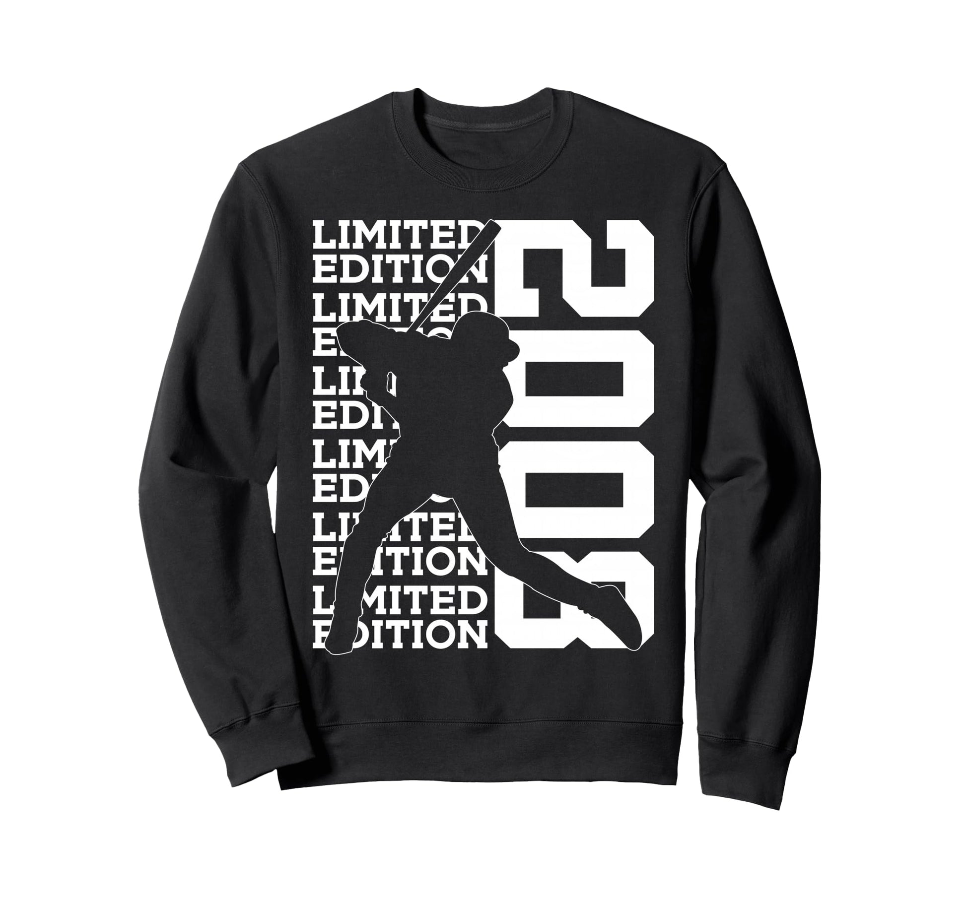 2008 Baseball 18Th Birthday Sweatshirt - Fun Novelty Design Men Women - T-Shirt, Sweatshirt, Hoodie