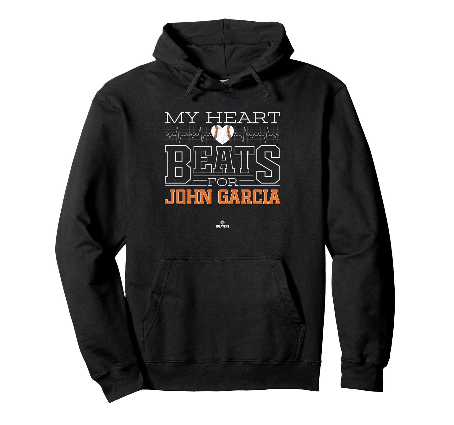 My Heart Beats John Garcia Prospect Hoodie - Unique Graphic Men Women - T-Shirt, Sweatshirt, Hoodie