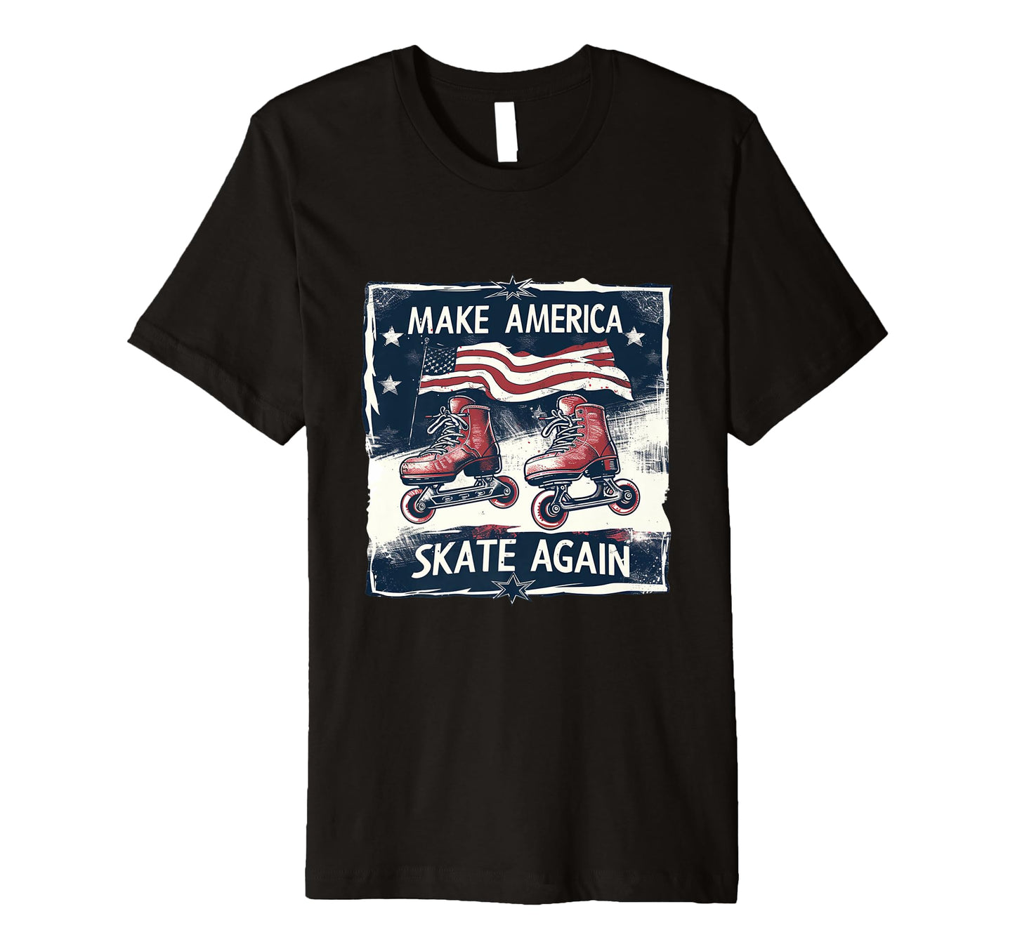 Funny Rollerskating Make America T-Shirt - Novelty Apparel for Adults - T-Shirt, Sweatshirt, Hoodie