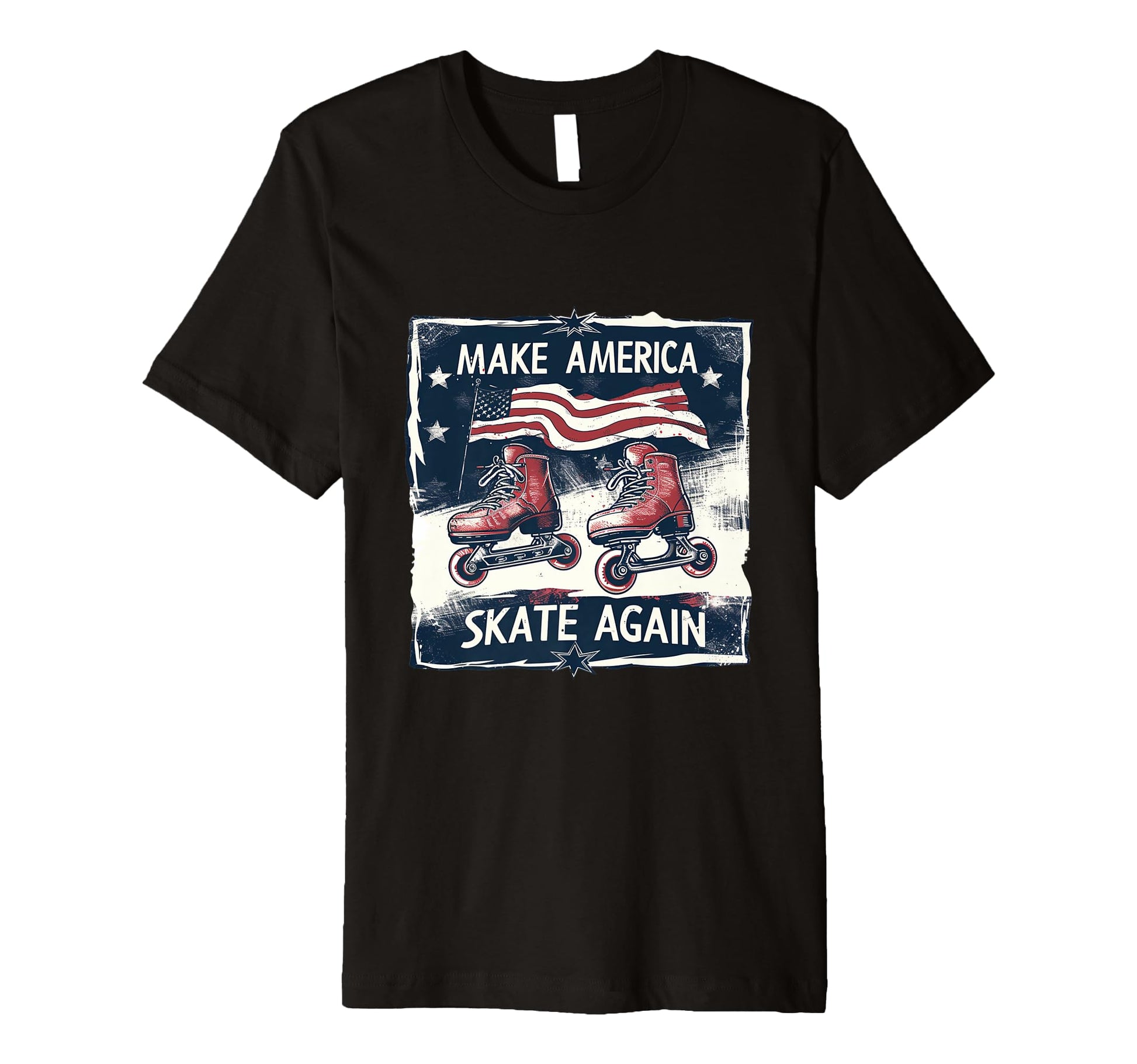 Funny Rollerskating Make America T-Shirt - Novelty Apparel for Adults - T-Shirt, Sweatshirt, Hoodie