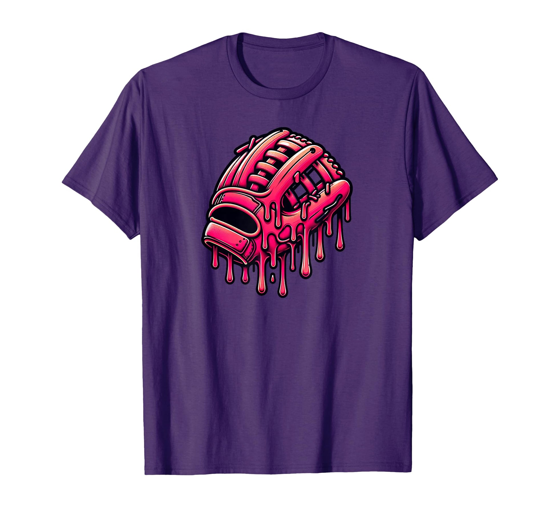 Glove Drip Softball Baseball Dripping T-Shirt - Trendy Graphic Unisex - T-Shirt, Sweatshirt, Hoodie