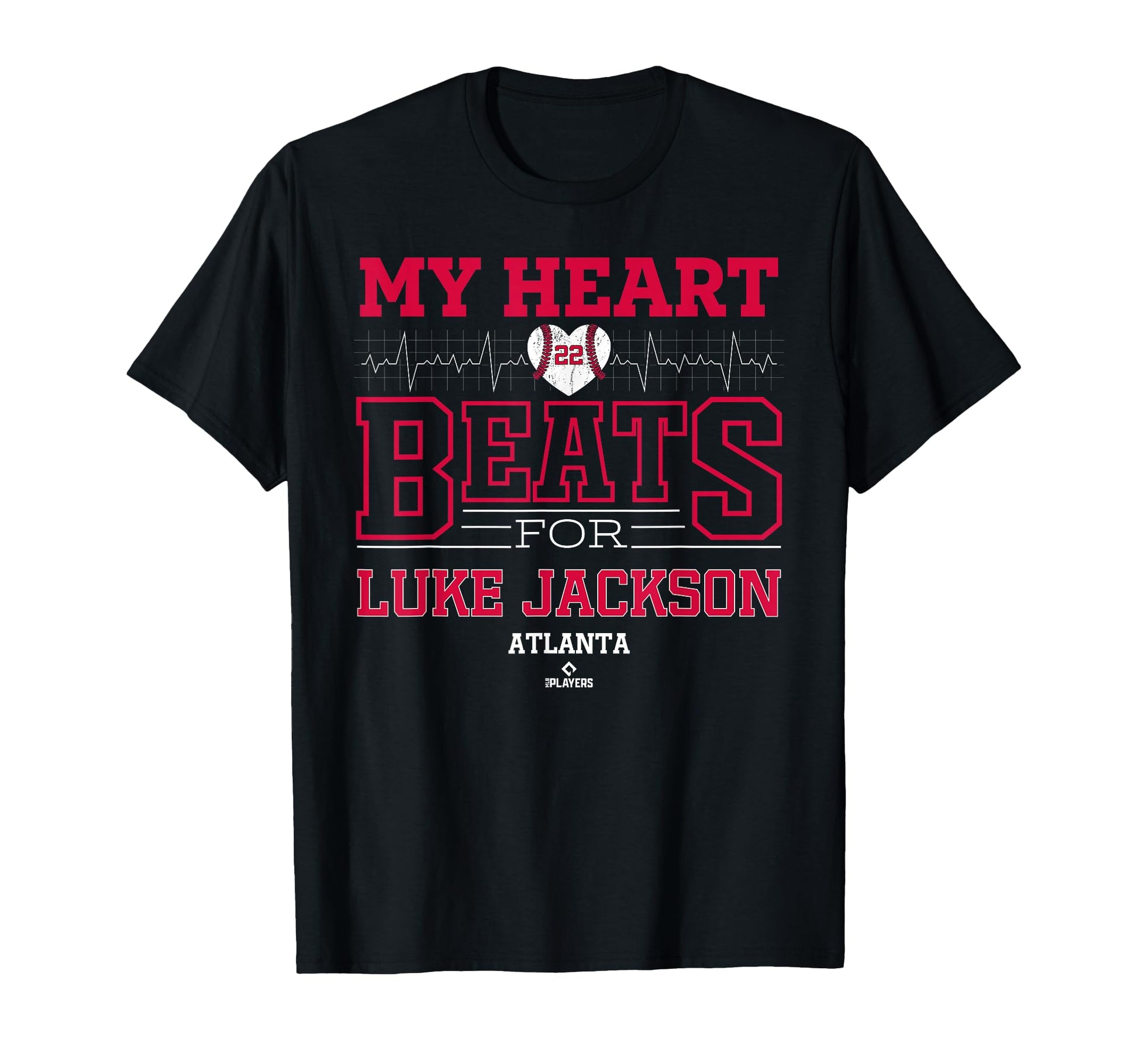My Heart Beats Luke Jackson Atlanta T-Shirt - Graphic Print Unisex - T-Shirt, Sweatshirt, Hoodie