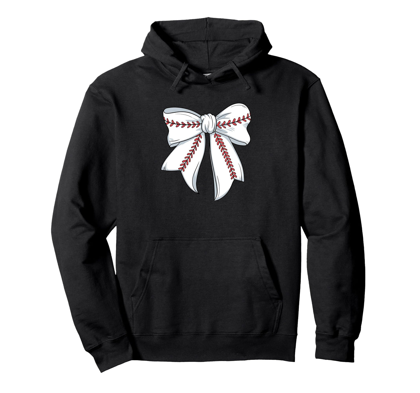 Baseball Coquette Bow Baseball Mom Hoodie - Aesthetic Graphic Men Women - T-Shirt, Sweatshirt, Hoodie