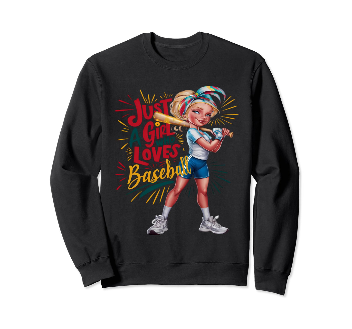 Just Who Loves Baseball Legends Sweatshirt - Novelty Apparel for Adults - T-Shirt, Sweatshirt, Hoodie
