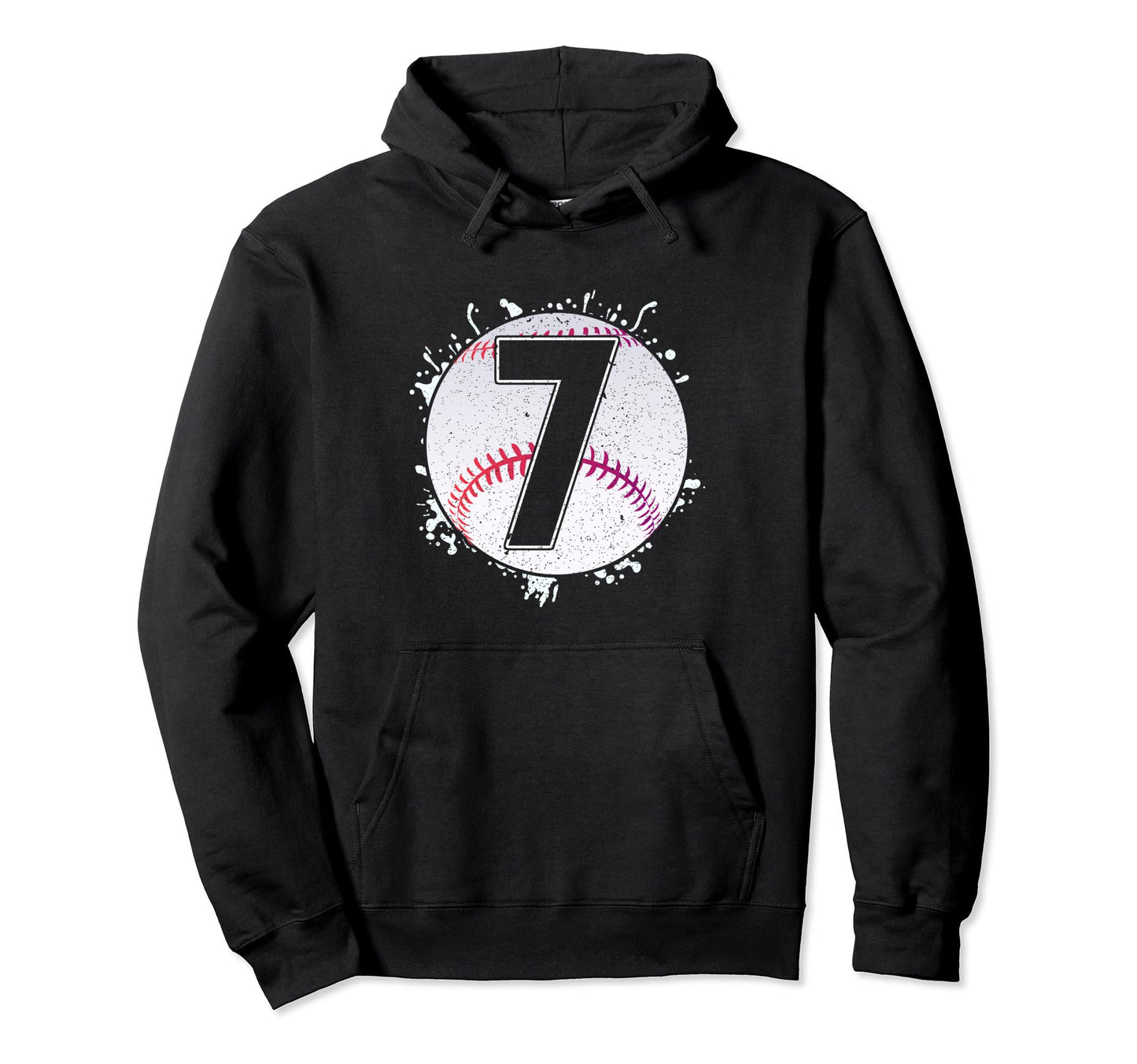 Baseball Birthday 7Th Birthday Hoodie - Fun Novelty Design for Adults - T-Shirt, Sweatshirt, Hoodie