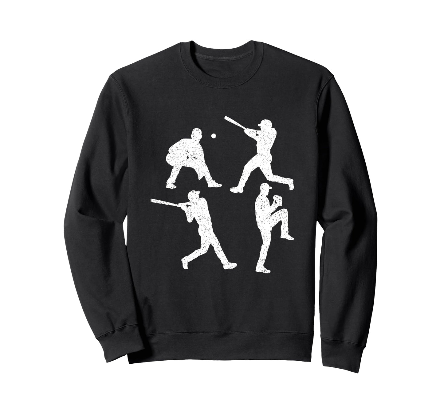 Baseball Player Sweatshirt - Trendy Graphic Men Women - T-Shirt, Sweatshirt, Hoodie