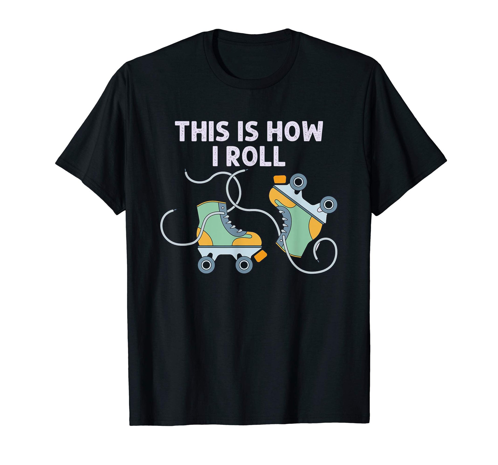Funny Roller Skate 70 80 Costume T-Shirt - Streetwear Style for Adults - T-Shirt, Sweatshirt, Hoodie