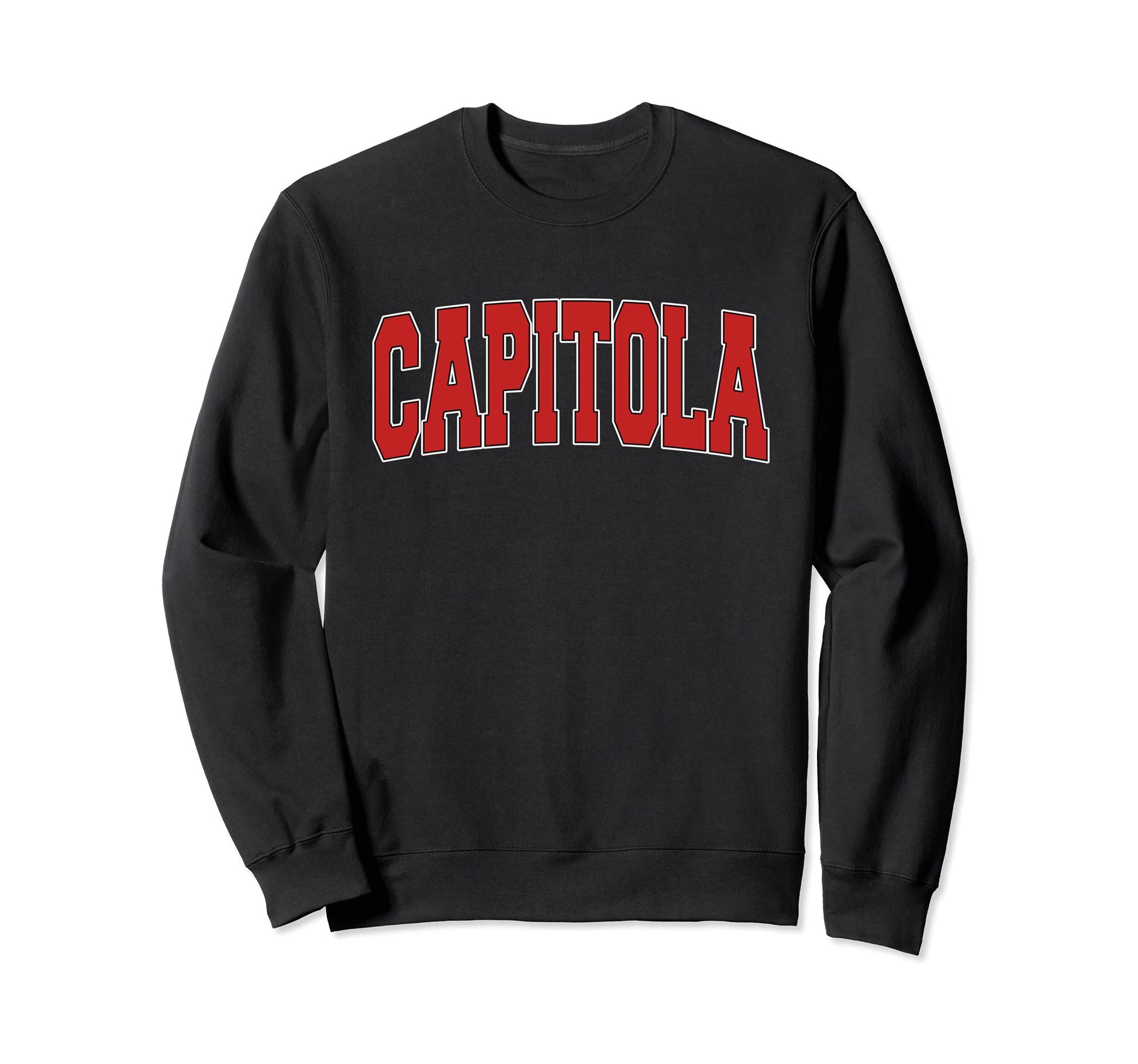 Capitola Ca California Varsity Usa Sweatshirt - Custom Art Print Men Women - T-Shirt, Sweatshirt, Hoodie