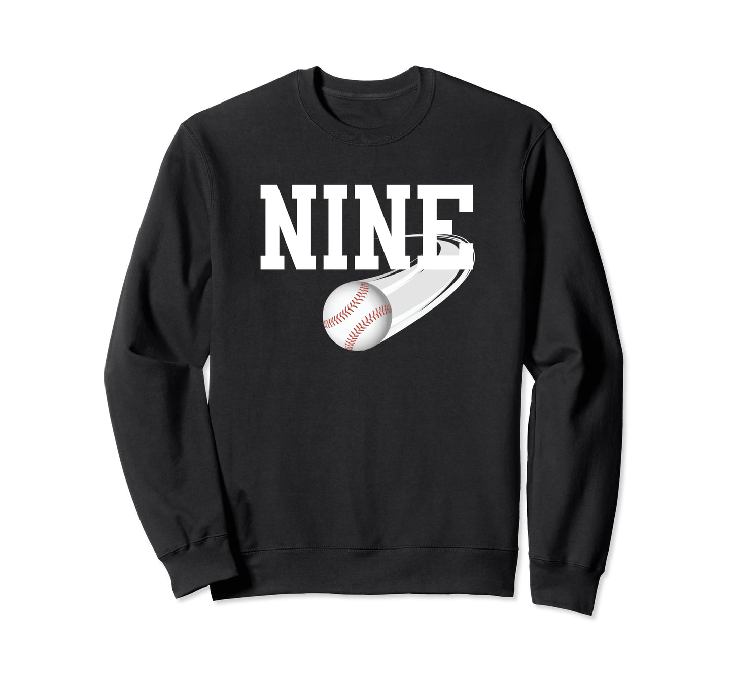 9Th Birthday Party Baseball 9 Year Sweatshirt - Unique Graphic for Adults - T-Shirt, Sweatshirt, Hoodie