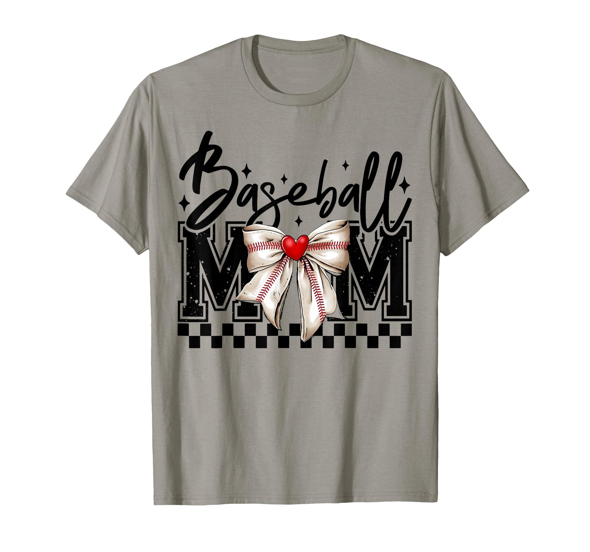 Baseball Mom Coquette Mothers Day T-Shirt - Graphic Print Men Women - T-Shirt, Sweatshirt, Hoodie