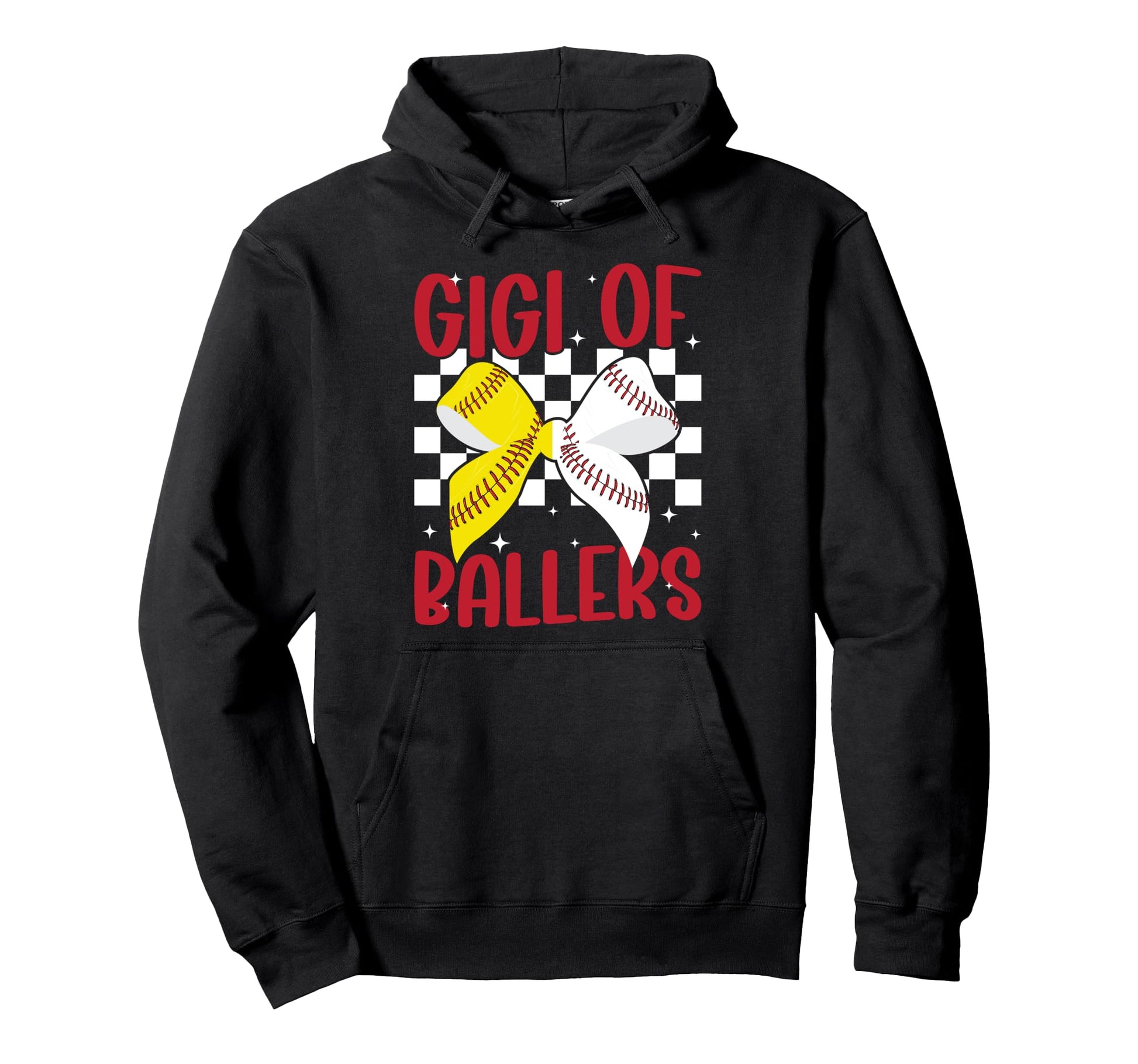 Gigi Ballers Coquette Baseball Hoodie - Casual Everyday Wear Men Women - T-Shirt, Sweatshirt, Hoodie