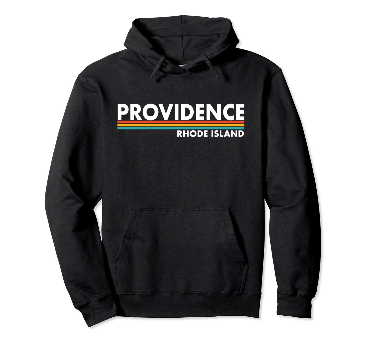 Providence Rhode Island Stripes Hoodie - Streetwear Style Unisex - T-Shirt, Sweatshirt, Hoodie