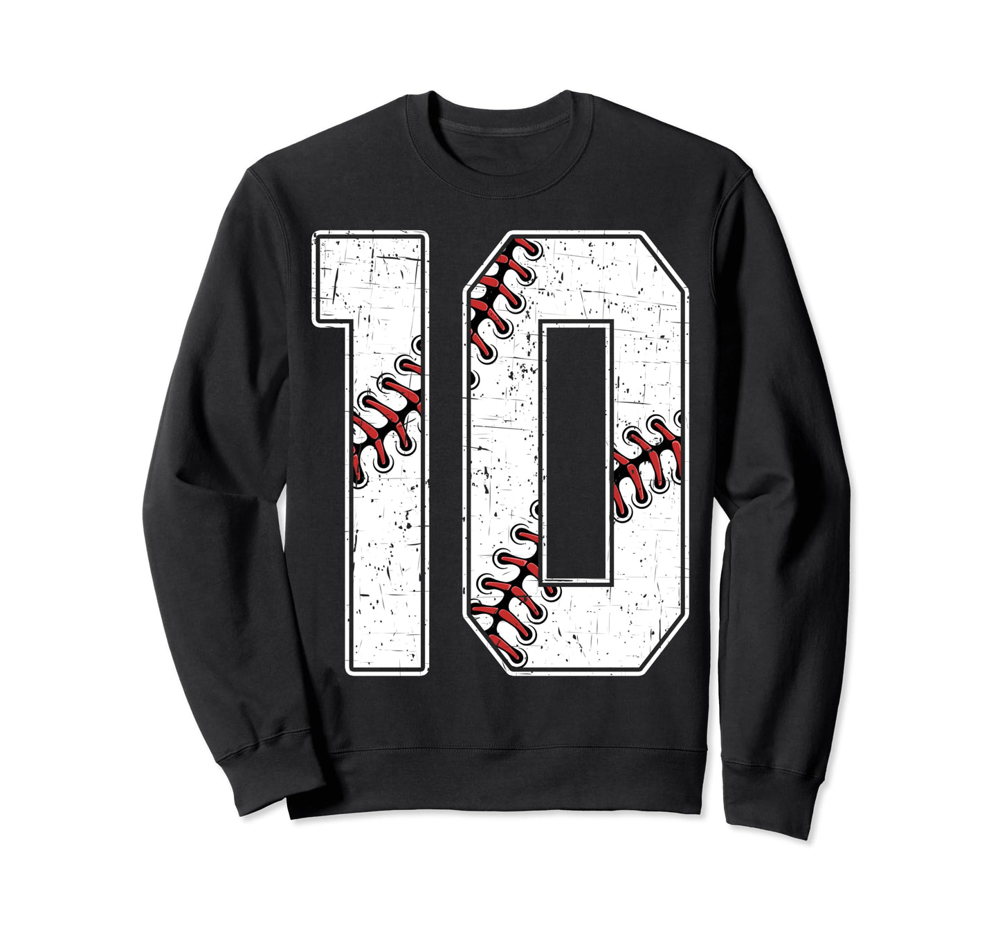 Ten 10 Year Old Birthday Sweatshirt - Aesthetic Graphic for Adults - T-Shirt, Sweatshirt, Hoodie
