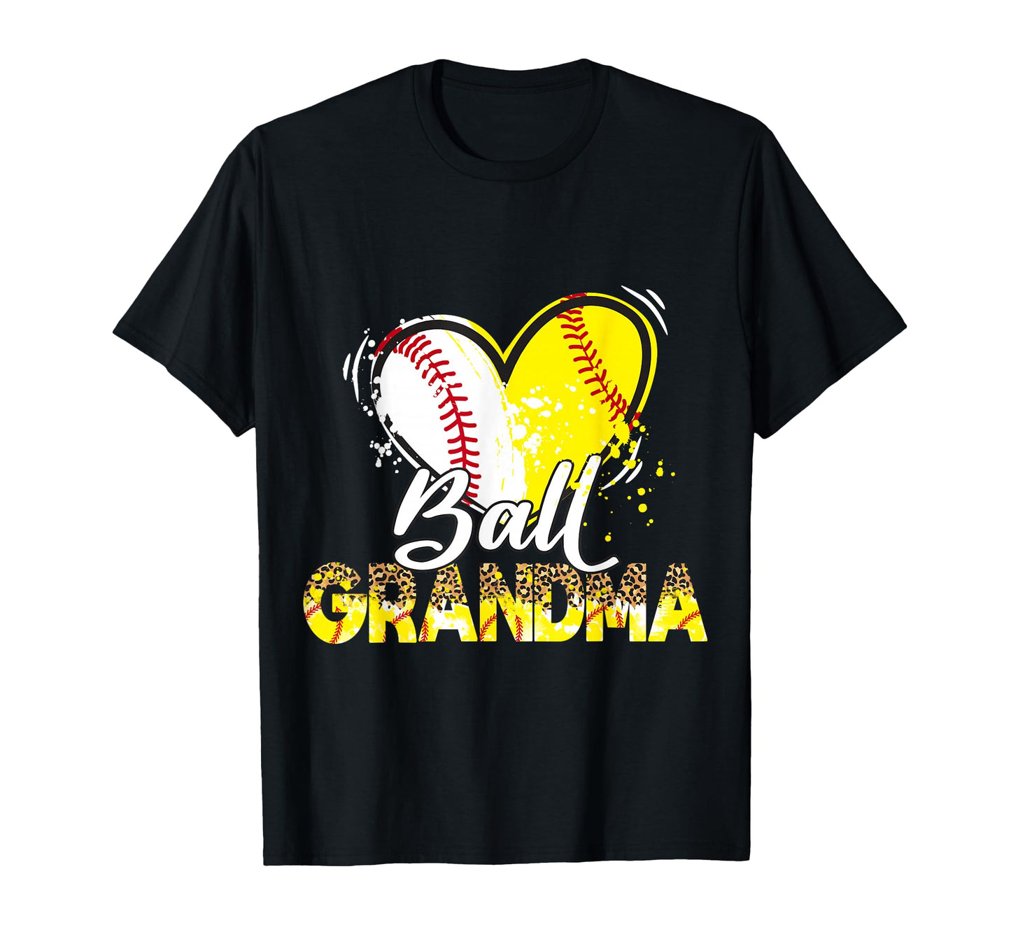 Grandma Both Baseball Softball Sport T-Shirt - Fun Novelty Design Unisex - T-Shirt, Sweatshirt, Hoodie