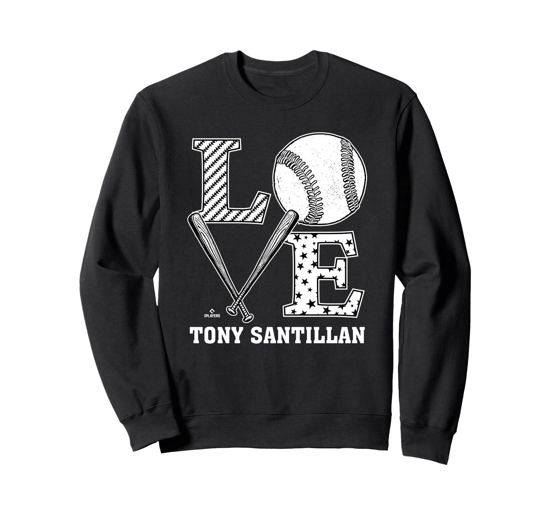 Distressed Baseball Love Tony Sweatshirt - Minimalist Print Unisex - T-Shirt, Sweatshirt, Hoodie