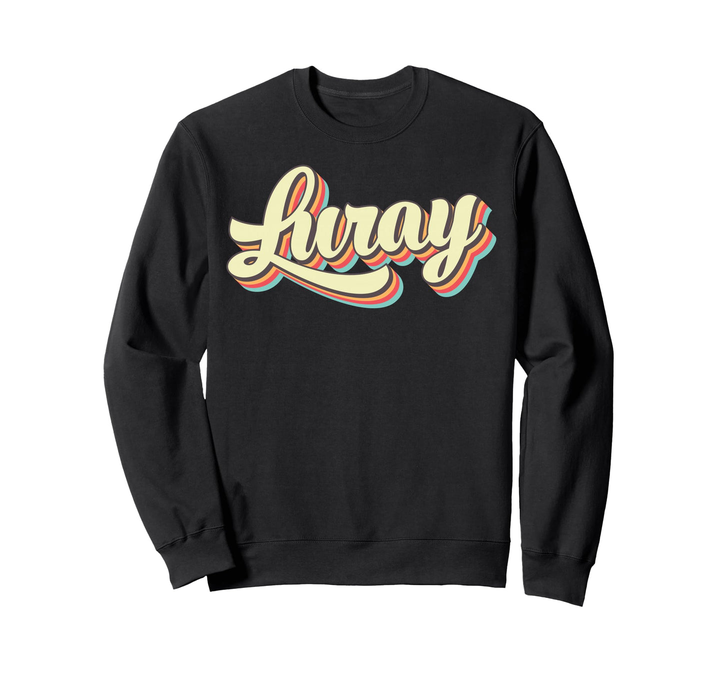 Luray Art Baseball Font Sweatshirt - Custom Art Print Men Women - T-Shirt, Sweatshirt, Hoodie